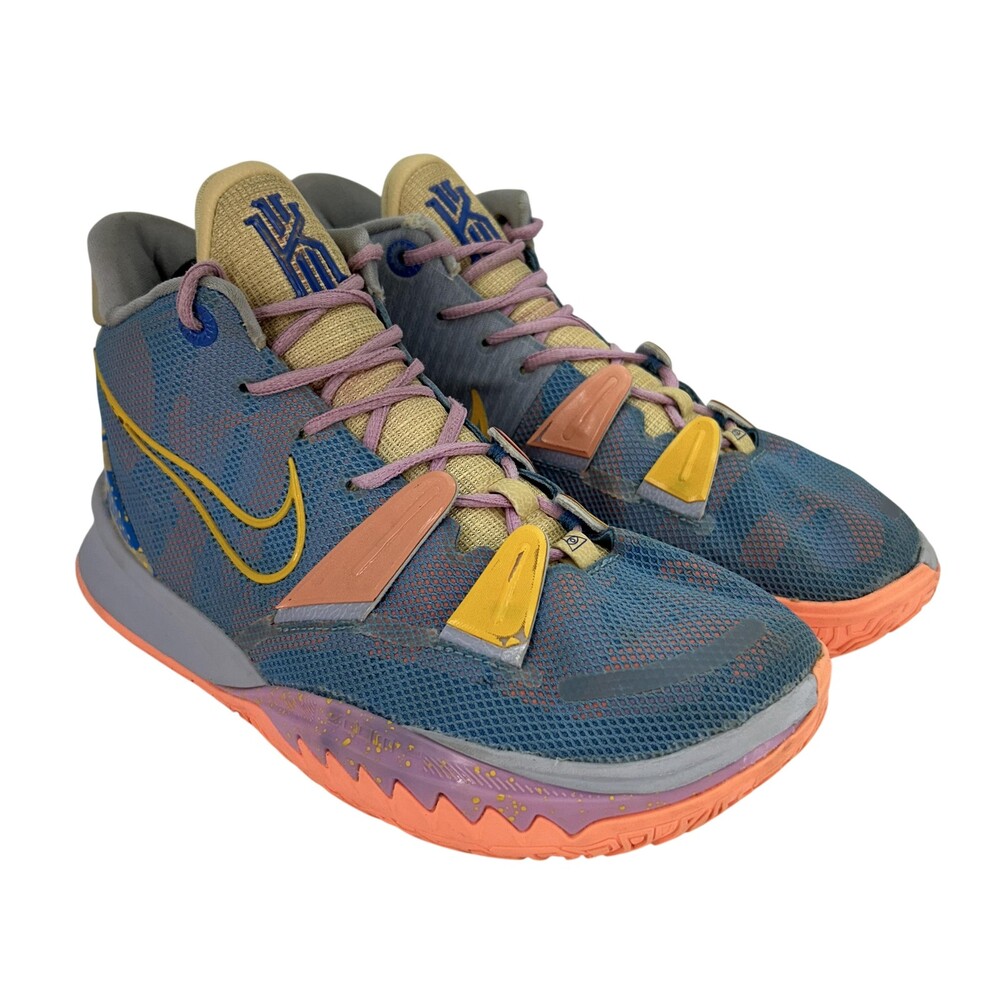 Nike Kyrie 7 Shoes Mens Size 8.5 Preheat Expressions Basketball DC0588-003